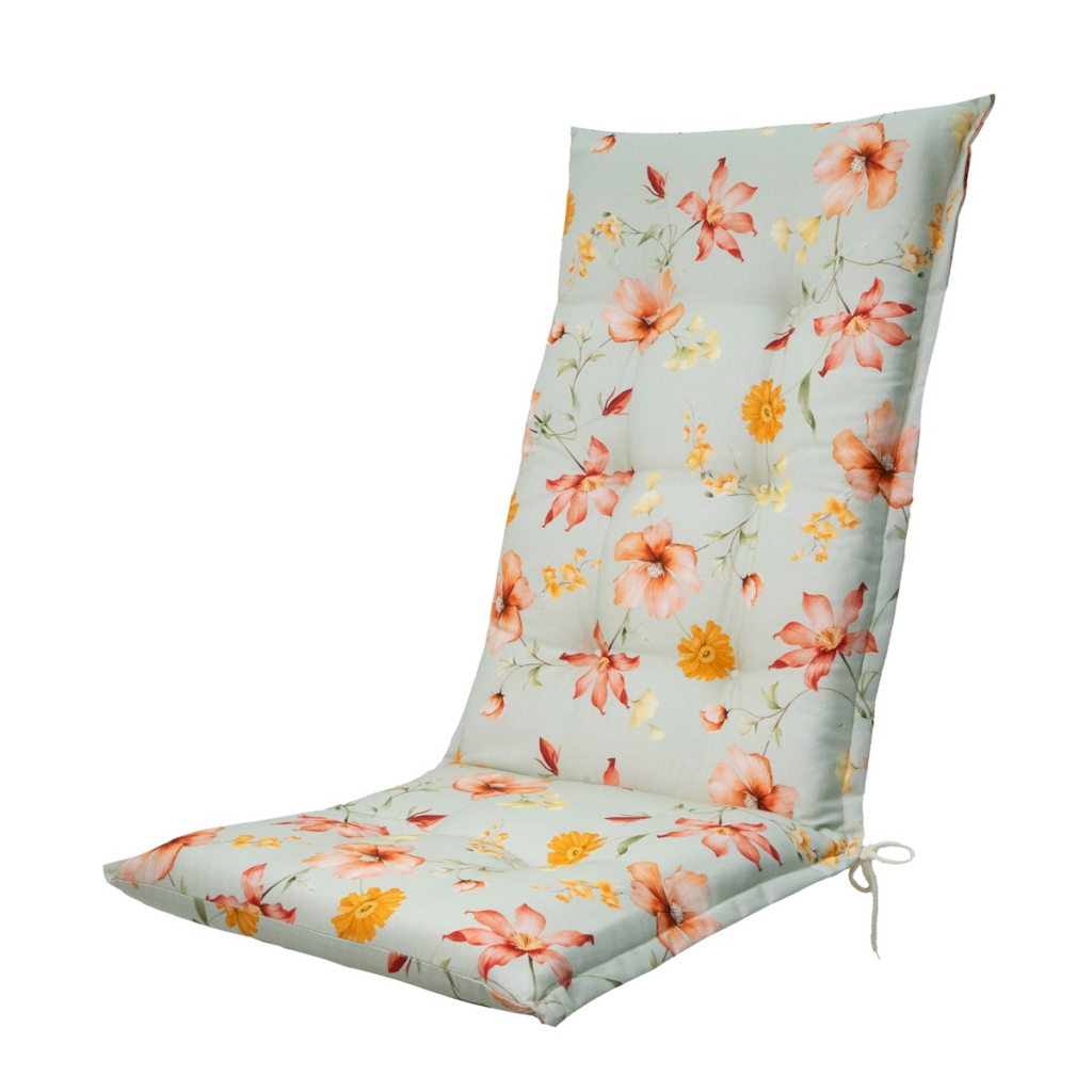 High back cushion ca.123x50cm Florina orange