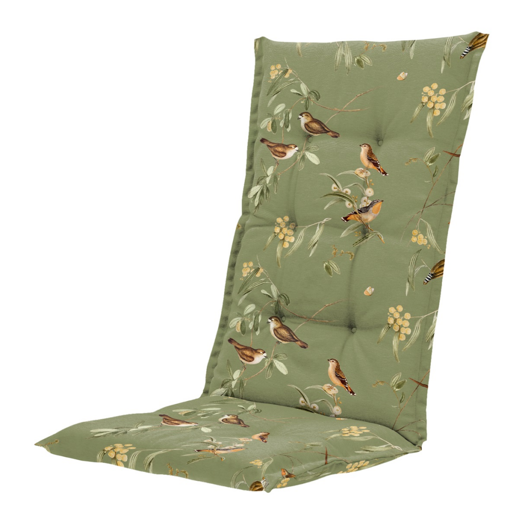 High back cushion ca.123x50cm Aria green