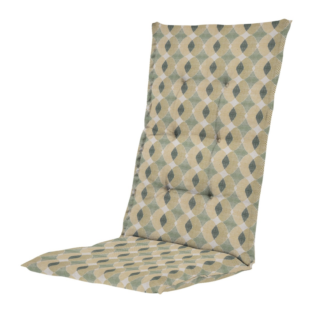 High back cushion ca.123x50cm Rae green
