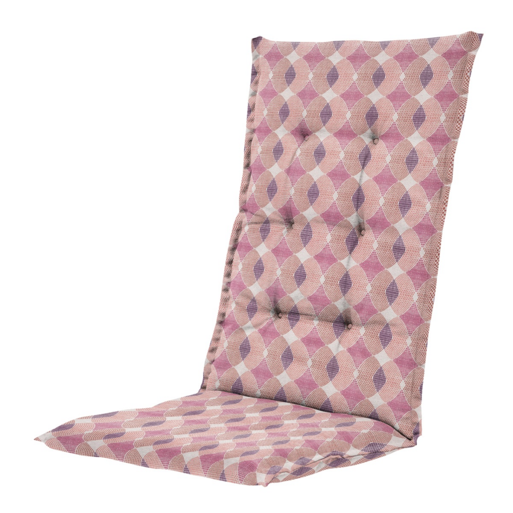 High back cushion ca.123x50cm Rae purple