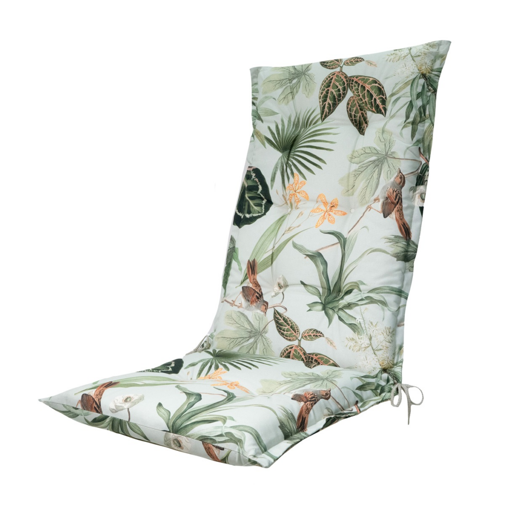 High back cushion ca.123x50cm Outdoor+ Grasse green