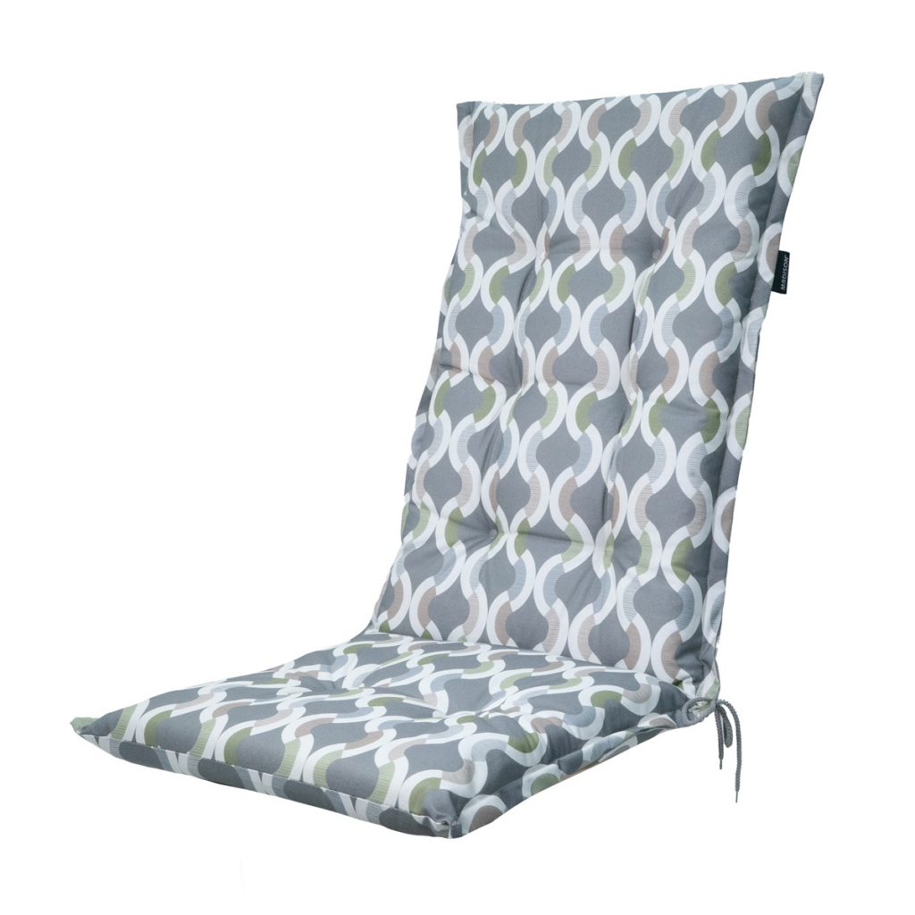 High back cushion ca.123x50cm Outdoor+ Trivia grey