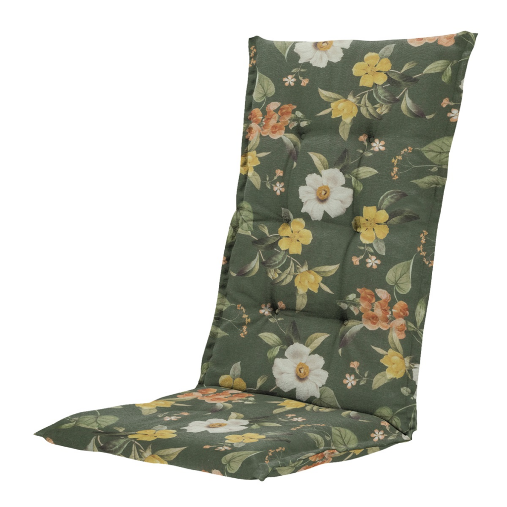 High back cushion ca.123x50cm Outdoor+ Julliete green