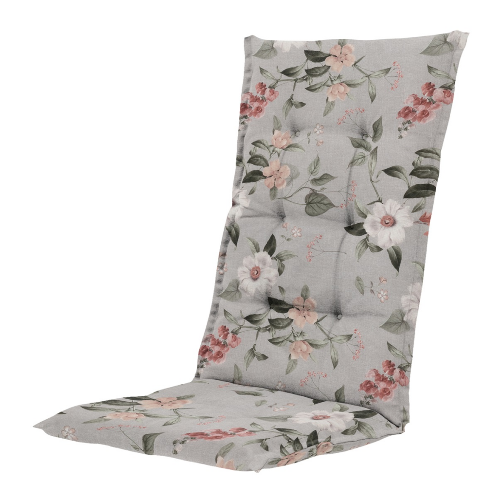 High back cushion ca.123x50cm Outdoor+ Julliete grey