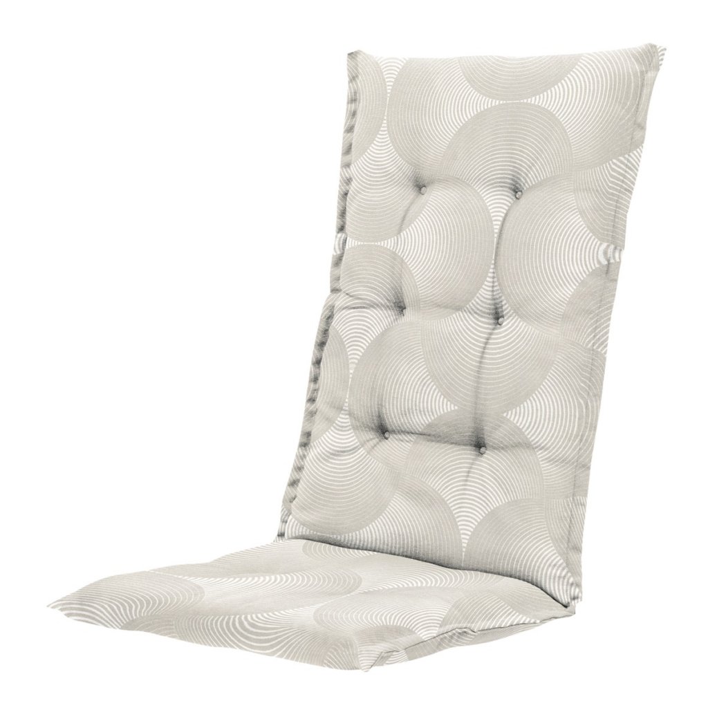 High back cushion ca.123x50cm Outdoor WR Napels rondo sand