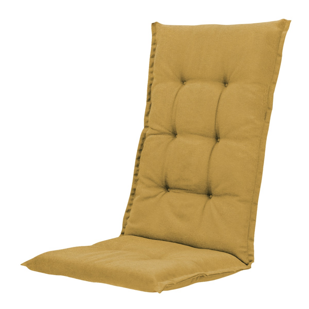 High back cushion ca.123x50cm Outdoor WR Napels mustard