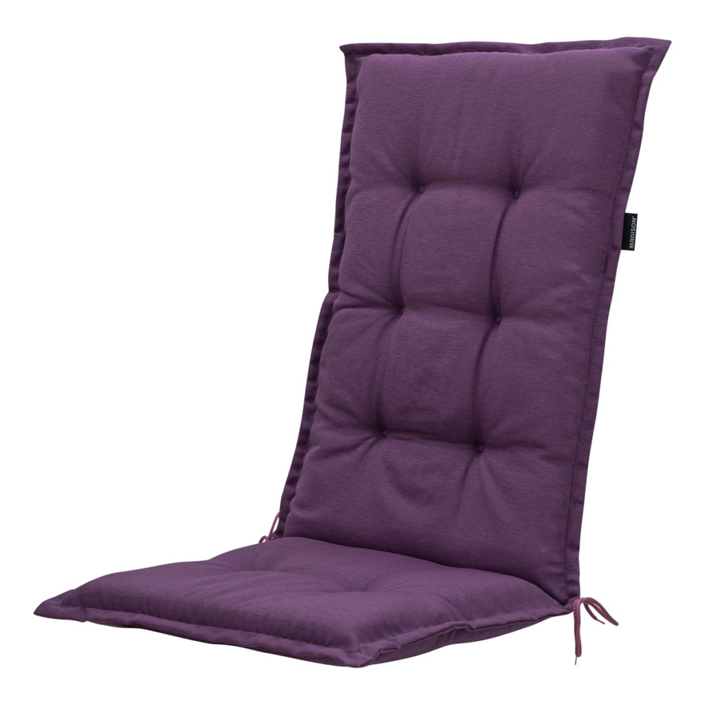 High back cushion ca.123x50cm Panama purple