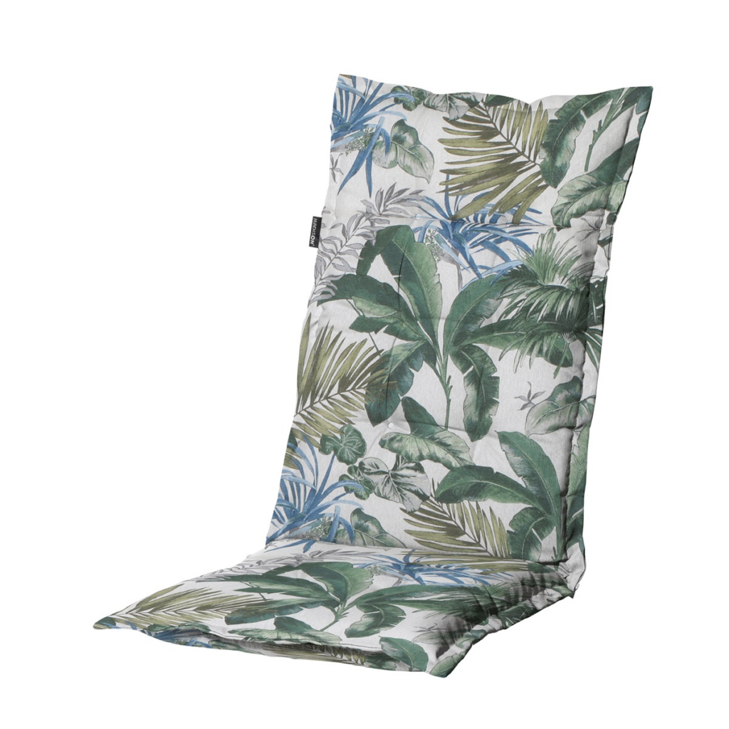High back cushion ca.123x50cm Outdoor bliss blue