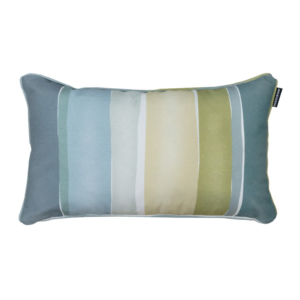 Decorative cushion piping ca.30x50cm Nox azure