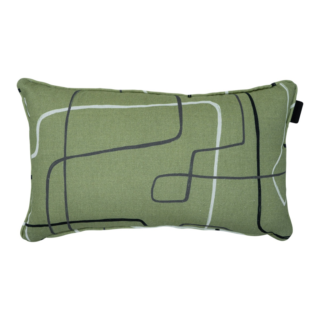 Decorative cushion piping ca.30x50cm Joah sage