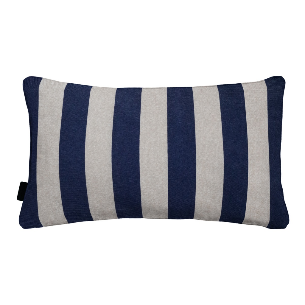Decorative cushion piping ca.30x50cm Amora blue