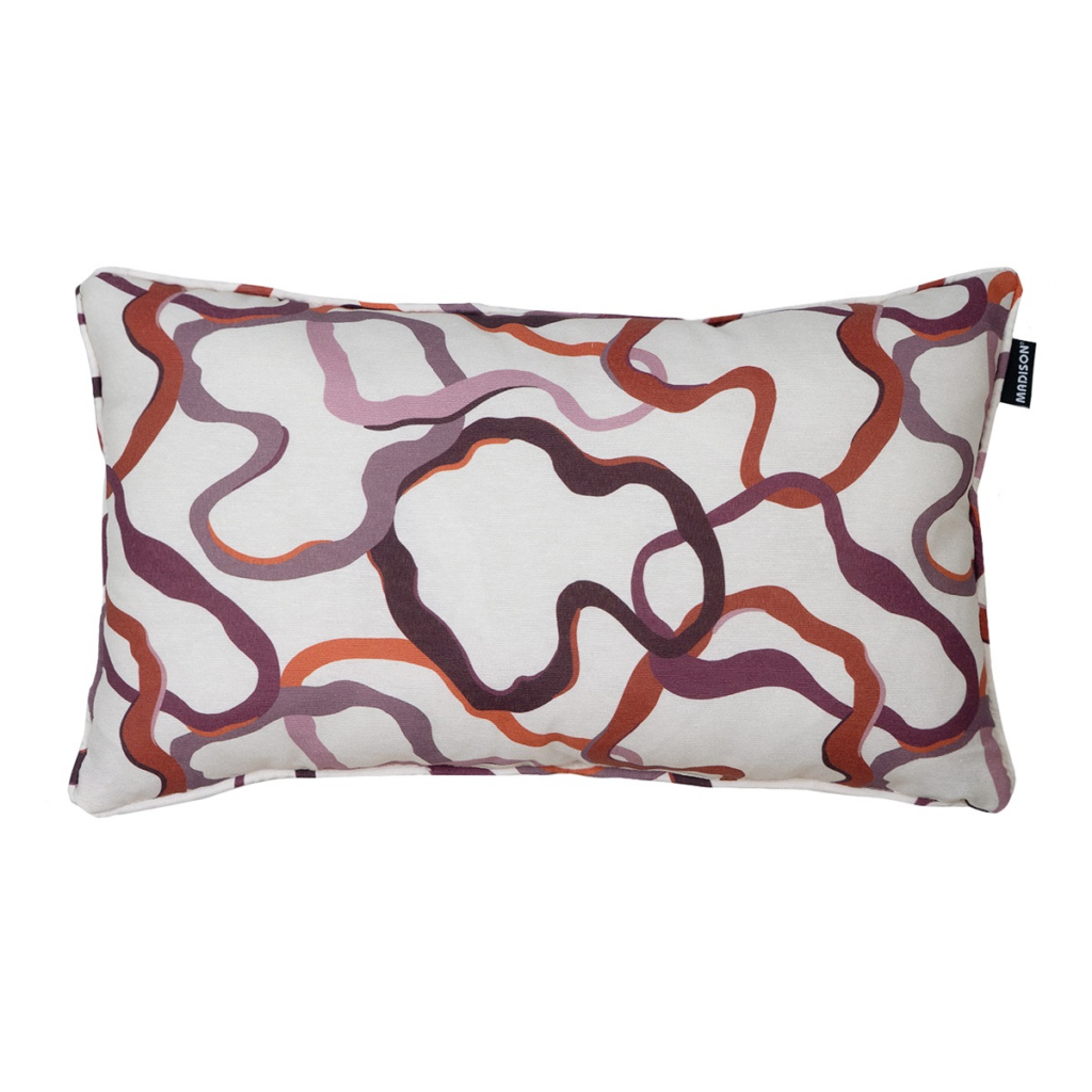 Decorative cushion piping ca.30x50cm Blaze purple