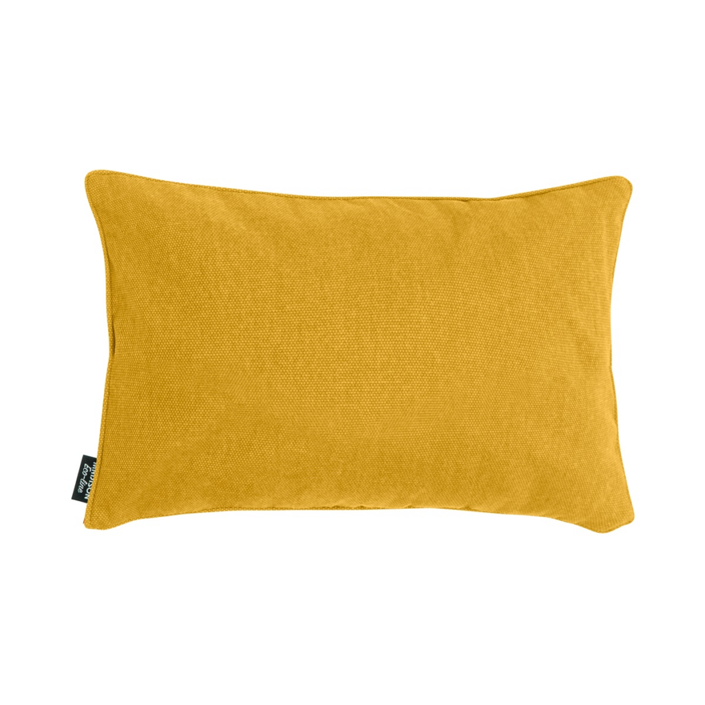 Decorative cushion piping ca.30x50cm Gold canvas eco+
