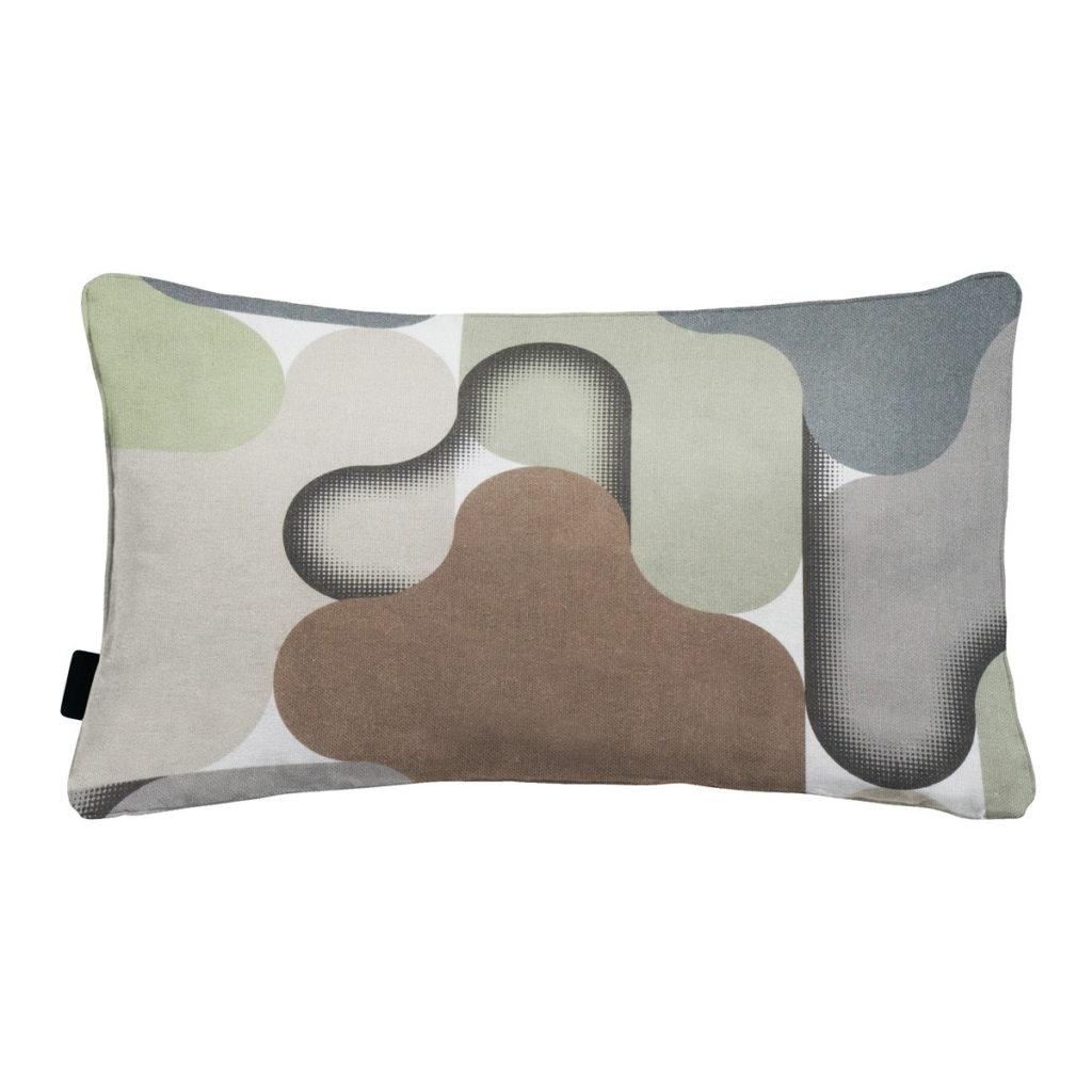 Decorative cushion piping ca.30x50cm Grafi sage