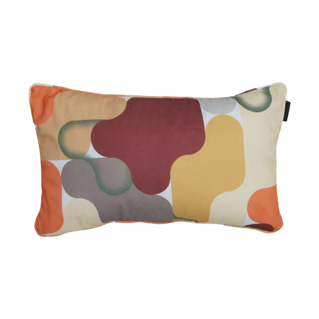 Decorative cushion piping ca.30x50cm Grafi bordo