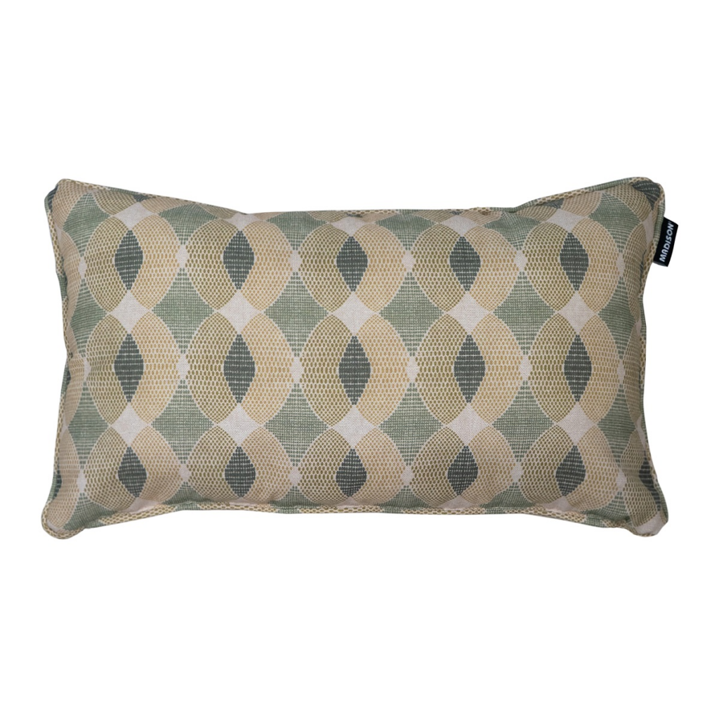 Decorative cushion piping ca.30x50cm Rae green
