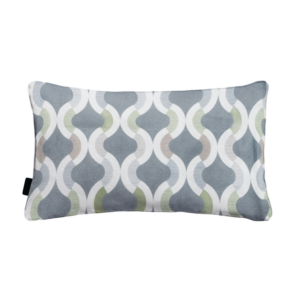Decorative cushion piping ca.30x50cm Outdoor+ Trivia grey