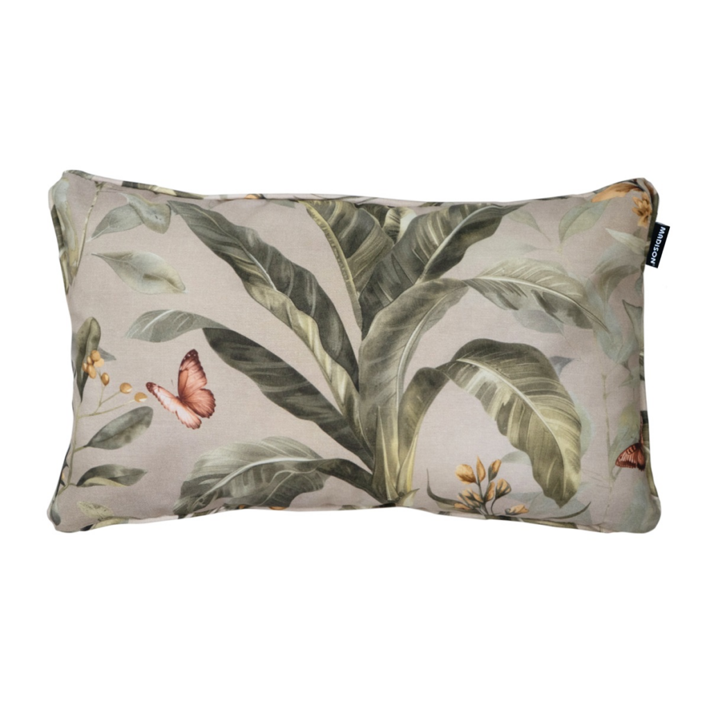 Decorative cushion piping ca.30x50cm Outdoor+ Elisa natural