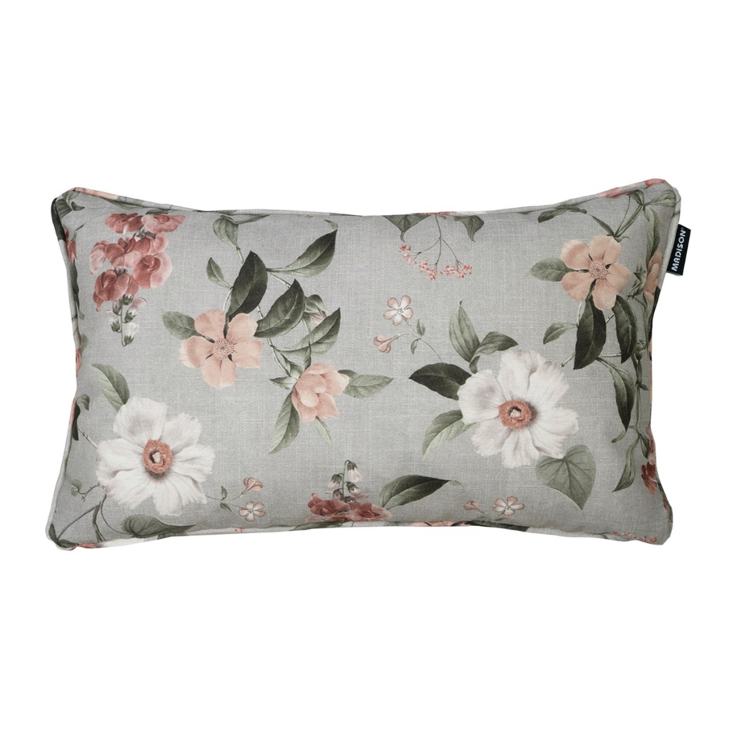 Decorative cushion piping ca.30x50cm Outdoor+ Julliete grey
