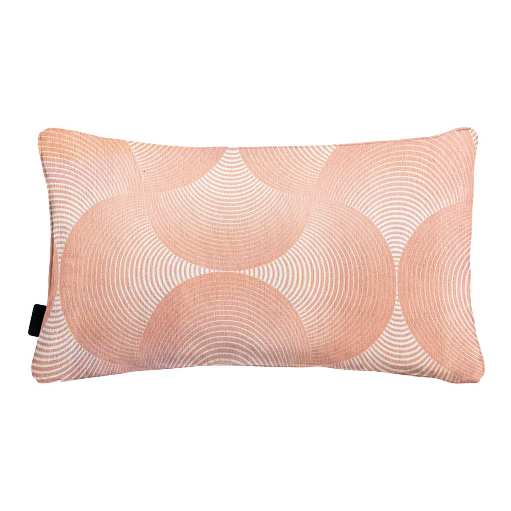 Decorative cushion pip ca.30x50cm O WR Napels rondo salmone