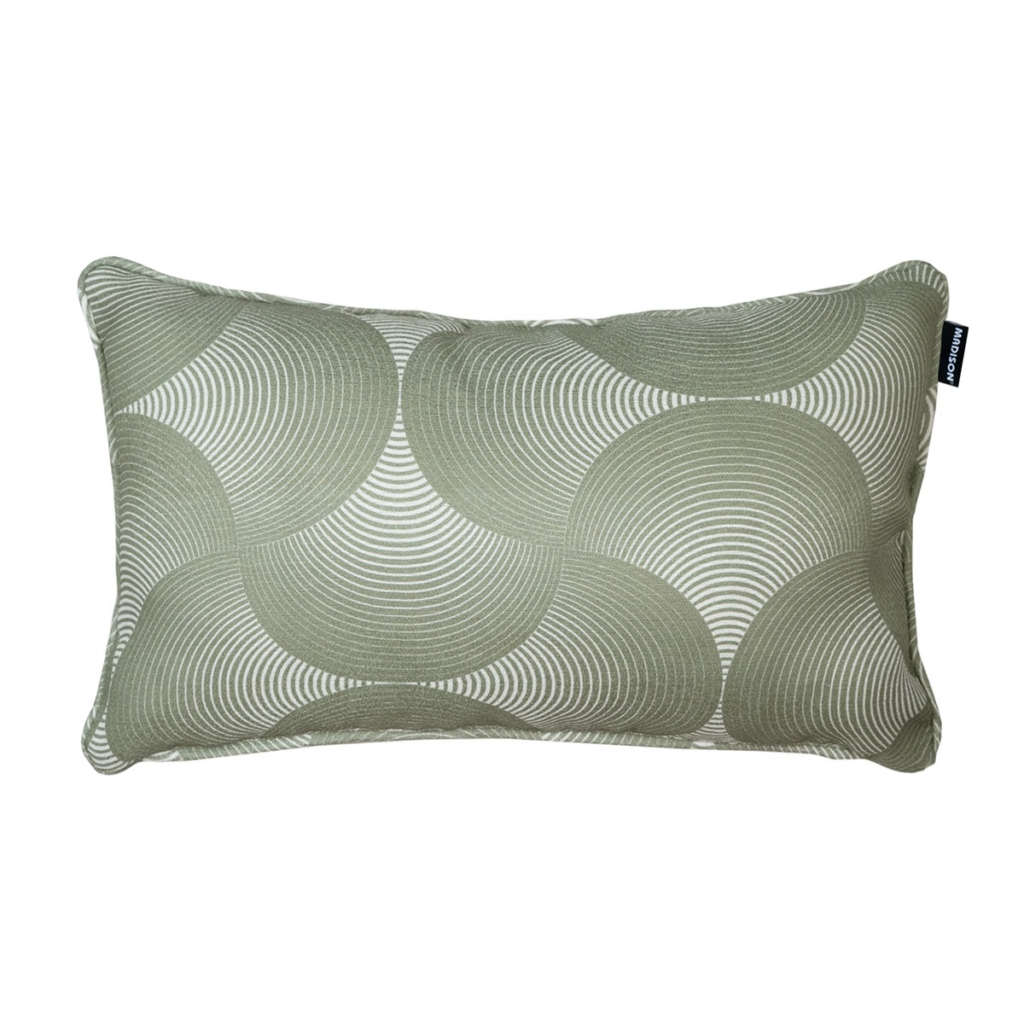 Decorative cushion piping ca.30x50cm O WR Napels rondo khaki