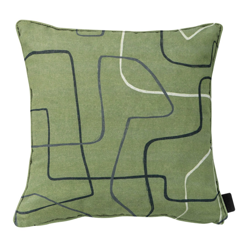 Decorative cushion piping ca.50x50cm Joah sage