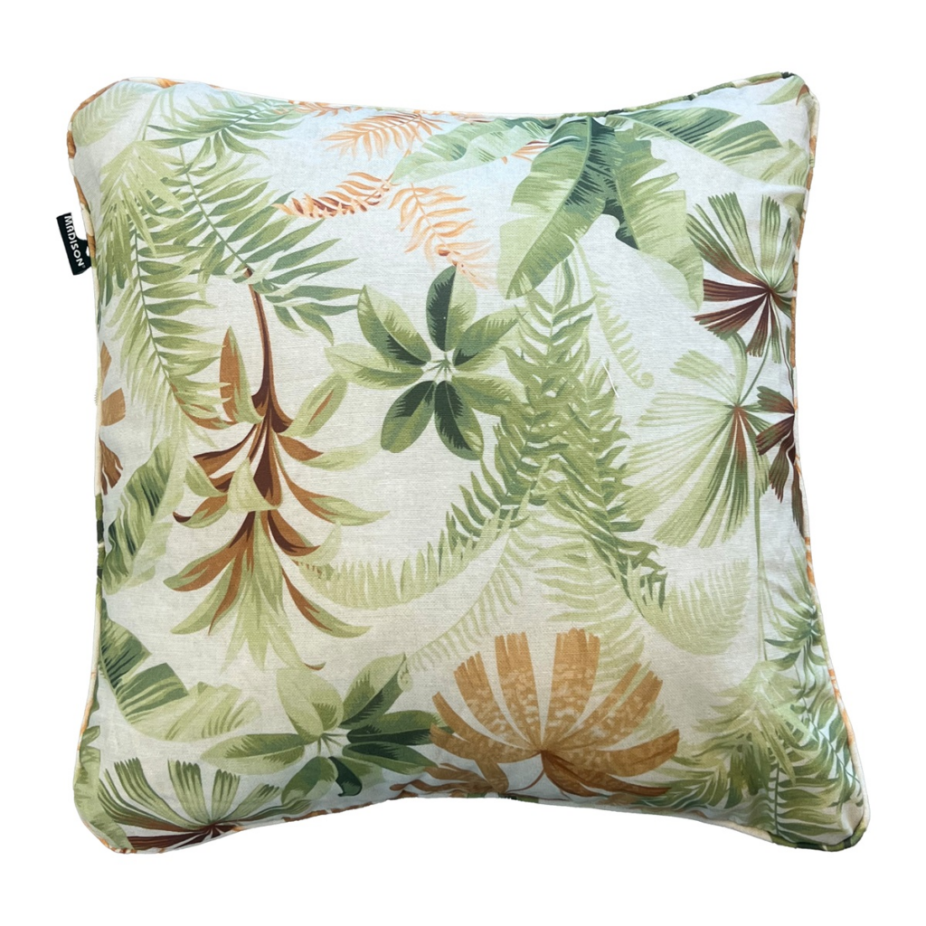 Decorative cushion piping ca.50x50cm Axel mocca