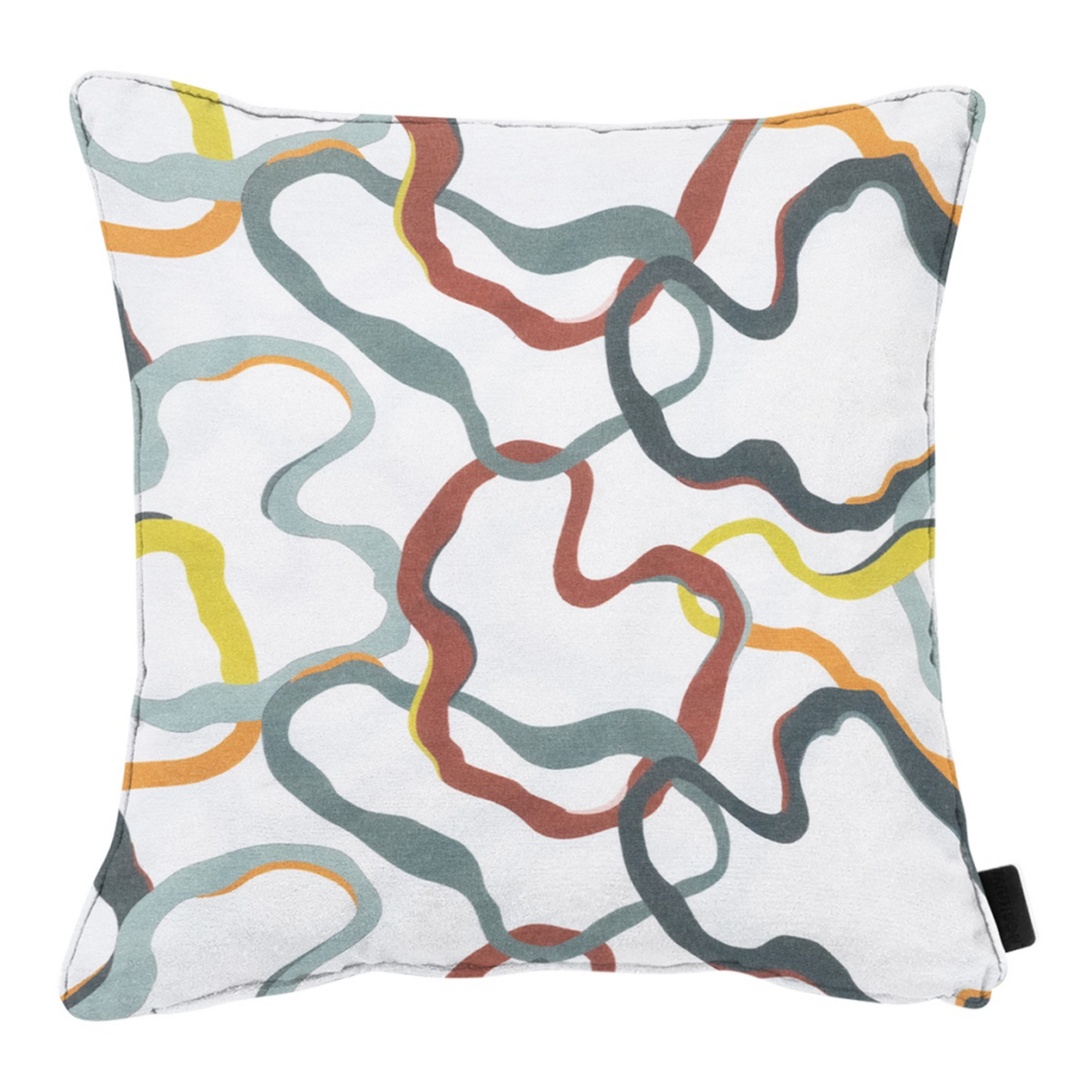 Decorative cushion piping ca.50x50cm Blaze green