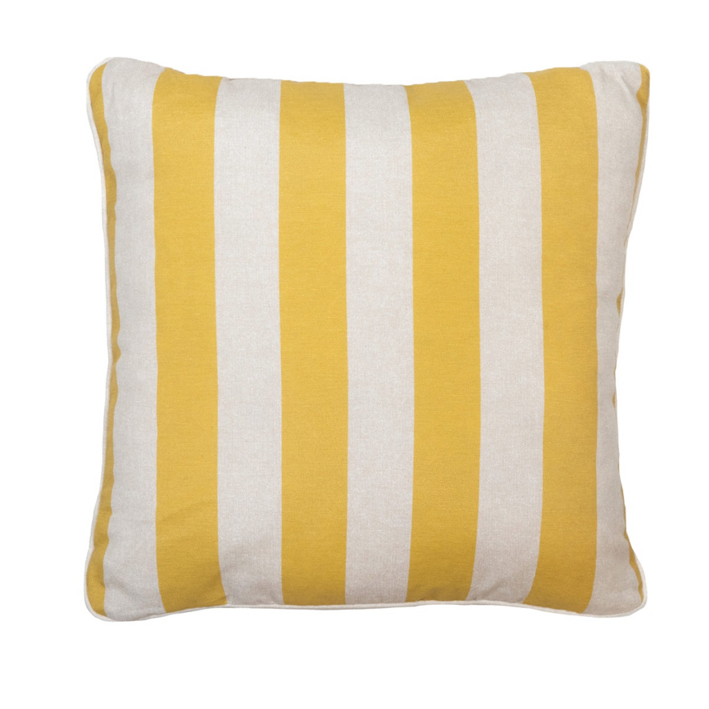 Decorative cushion piping ca.50x50cm Amora mustard