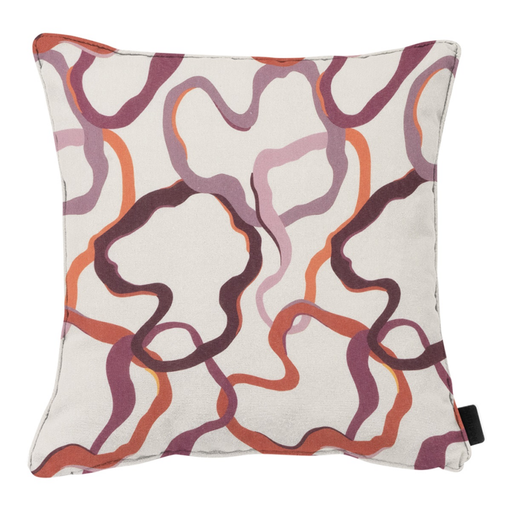 Decorative cushion piping ca.50x50cm Blaze purple