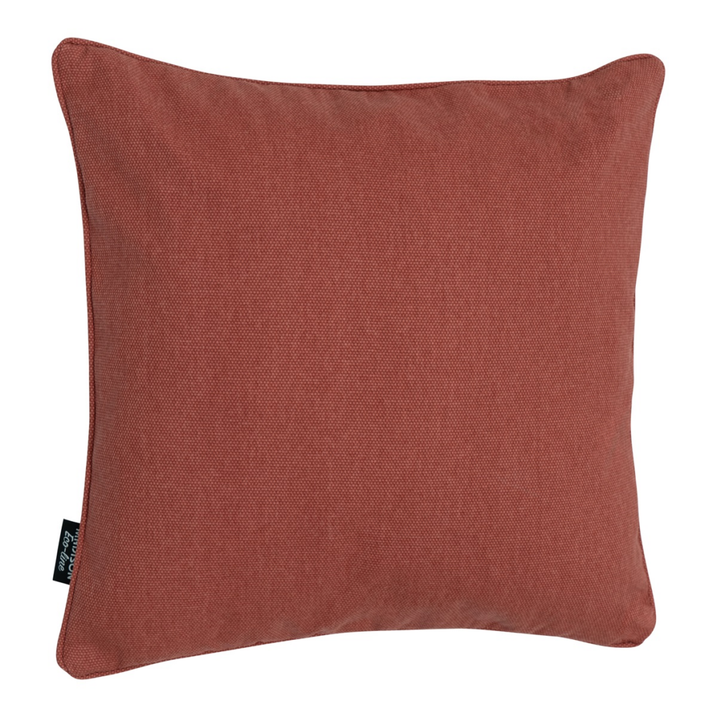 Decorative cushion piping ca.50x50cm Terra canvas eco+