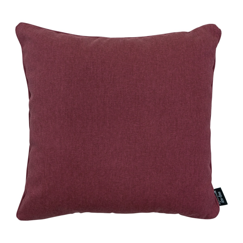 Decorative cushion piping ca.50x50cm Bordeaux canvas eco+