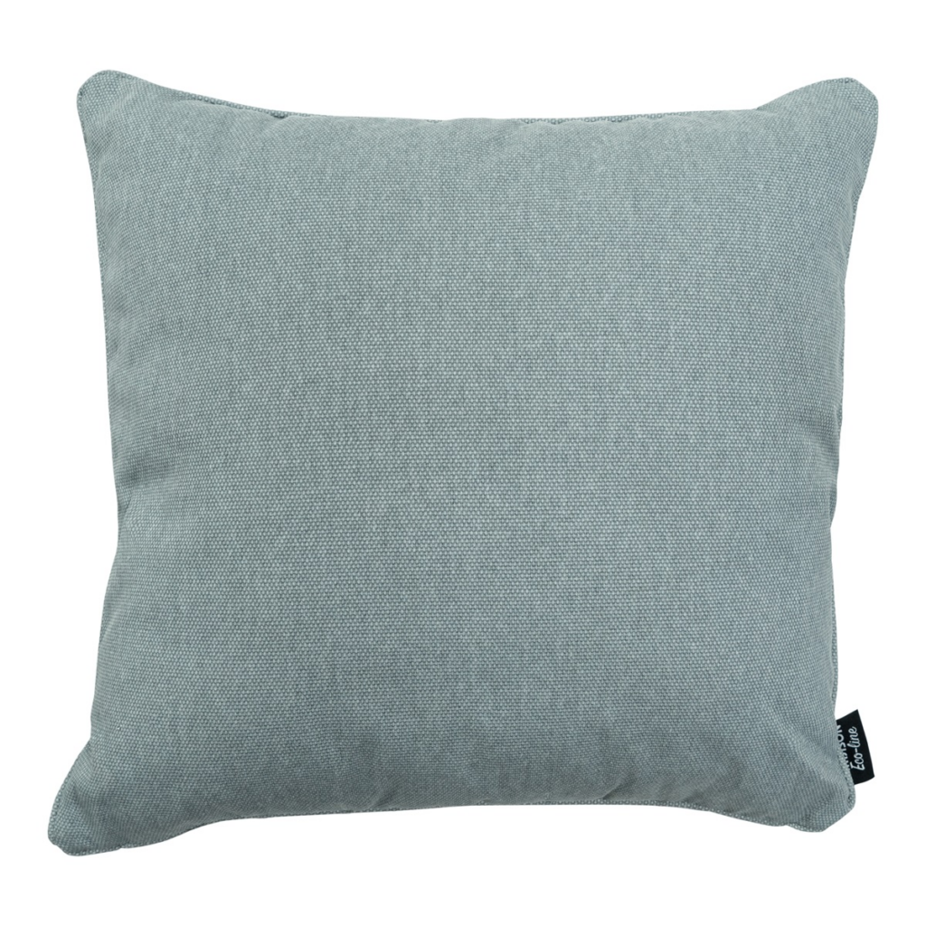 Decorative cushion piping ca.50x50cm Silver canvas eco+
