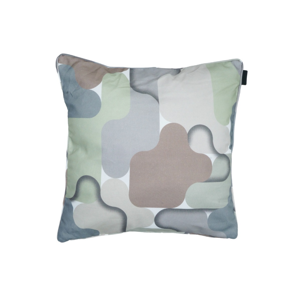 Decorative cushion piping ca.50x50cm Grafi sage