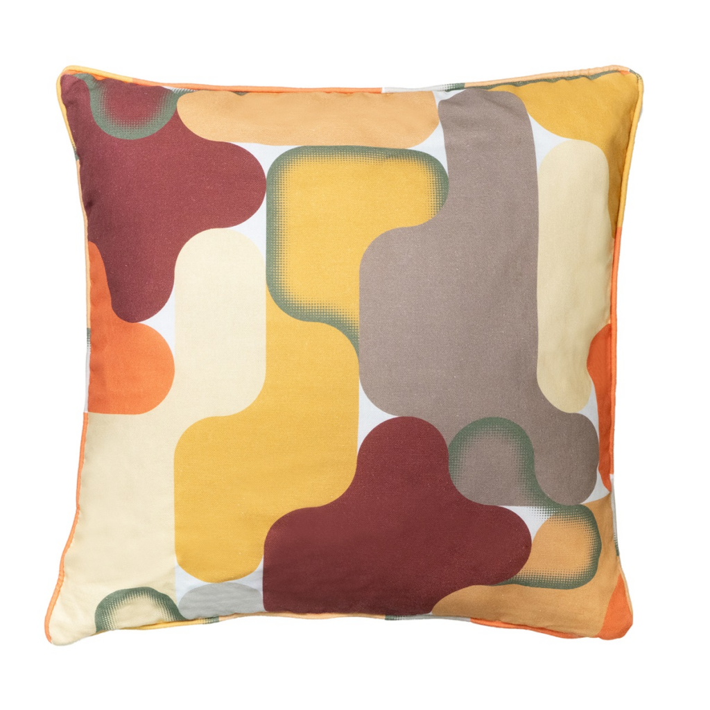 Decorative cushion piping ca.50x50cm Grafi bordo