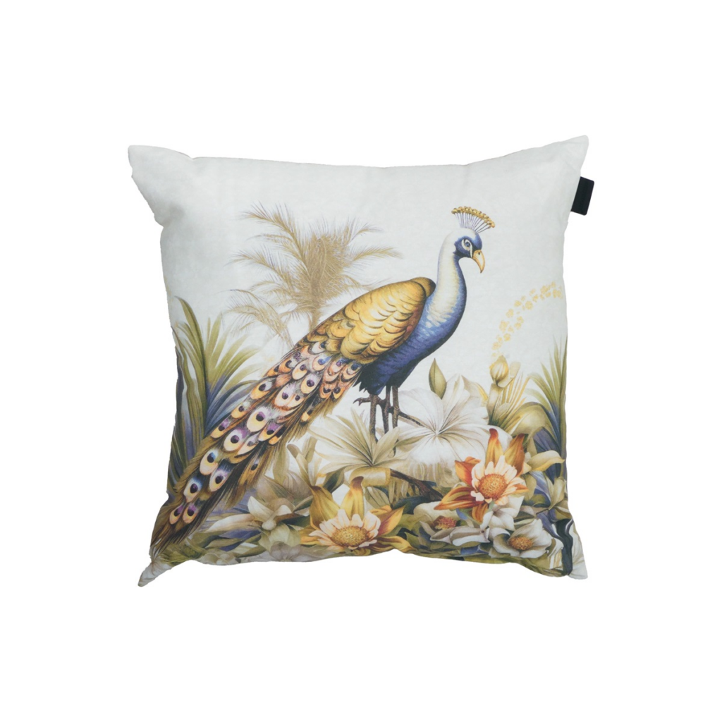 Decorative cushion piping ca.50x50cm Flore purple