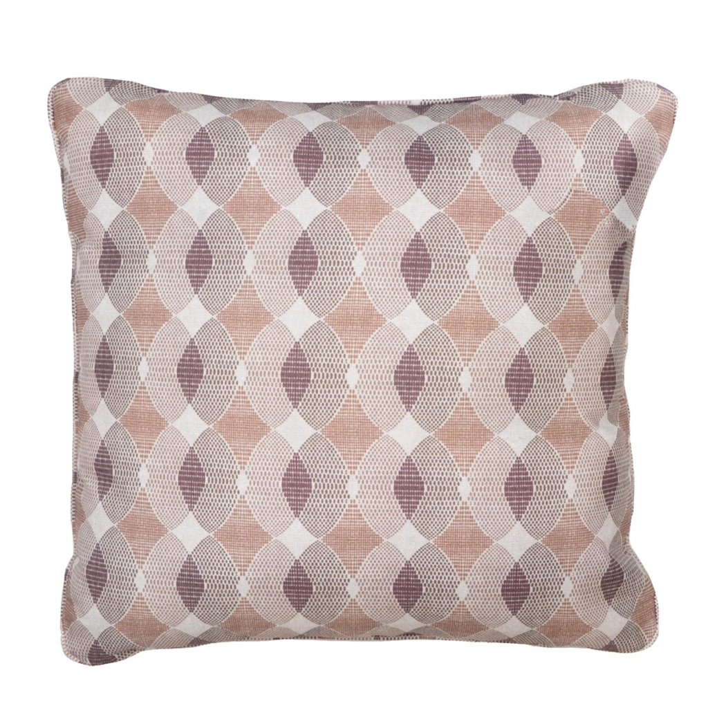 Decorative cushion piping ca.50x50cm Rae mocca