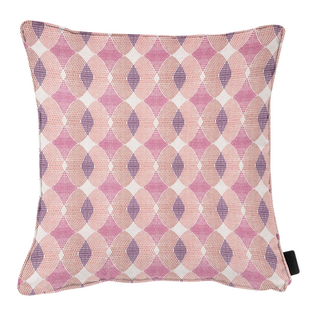 Decorative cushion piping ca.50x50cm Rae purple