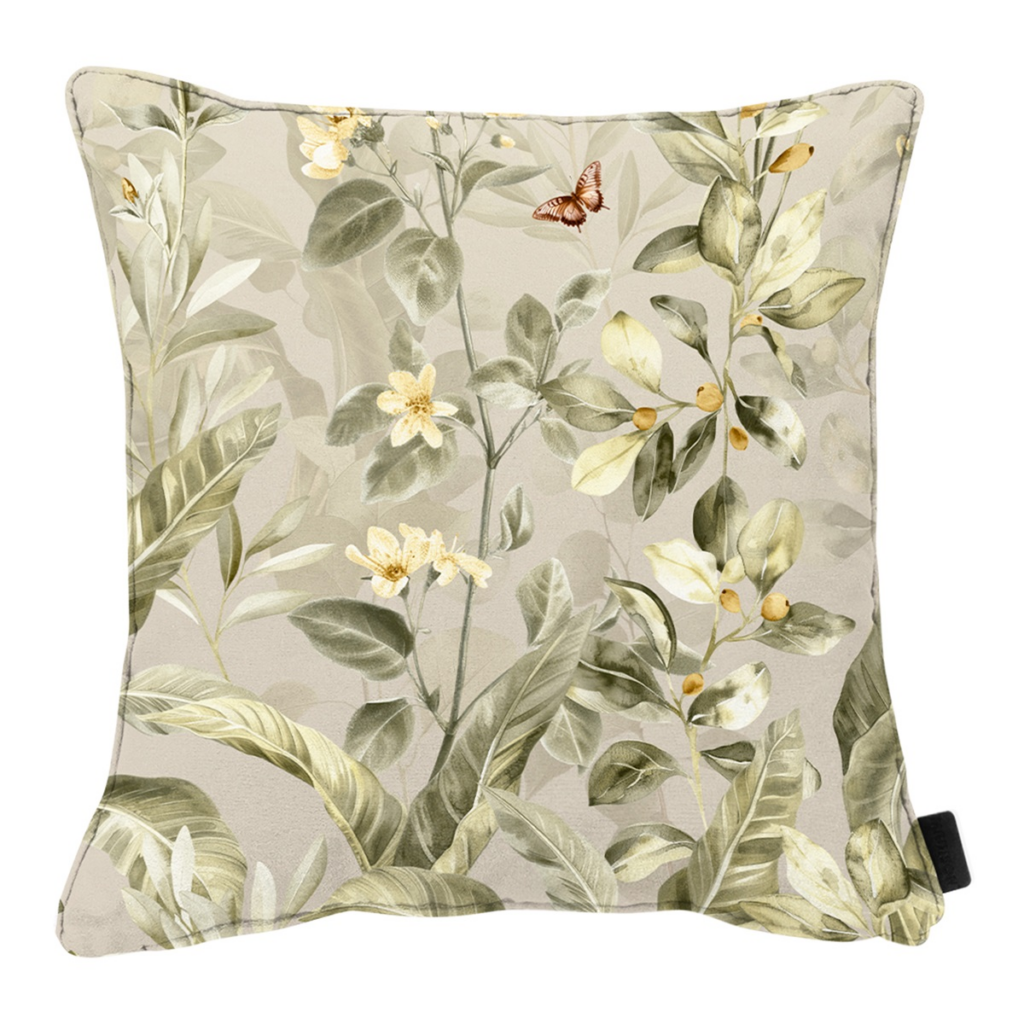 Decorative cushion piping ca.50x50cm Outdoor+ Elisa natural