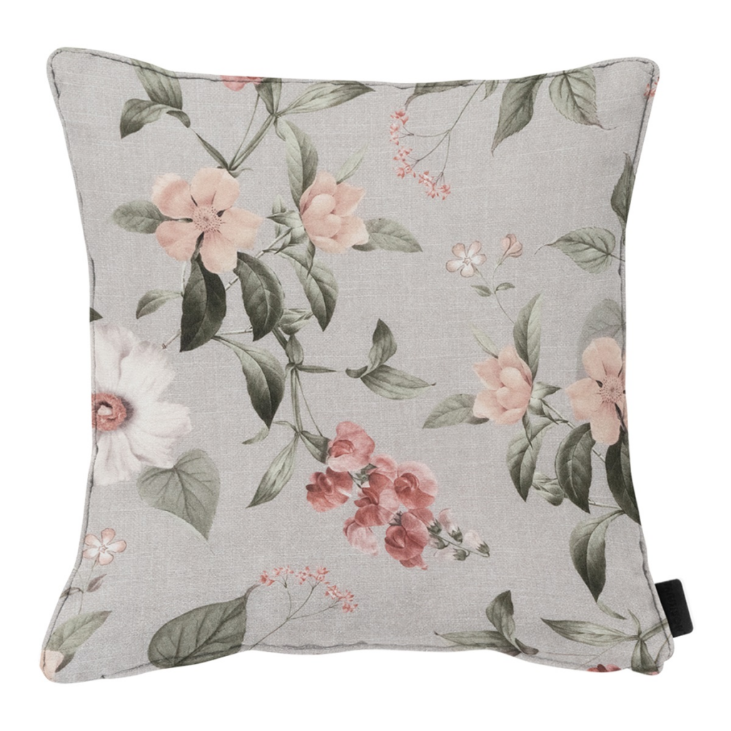 Decorative cushion piping ca.50x50cm Outdoor+ Julliete grey