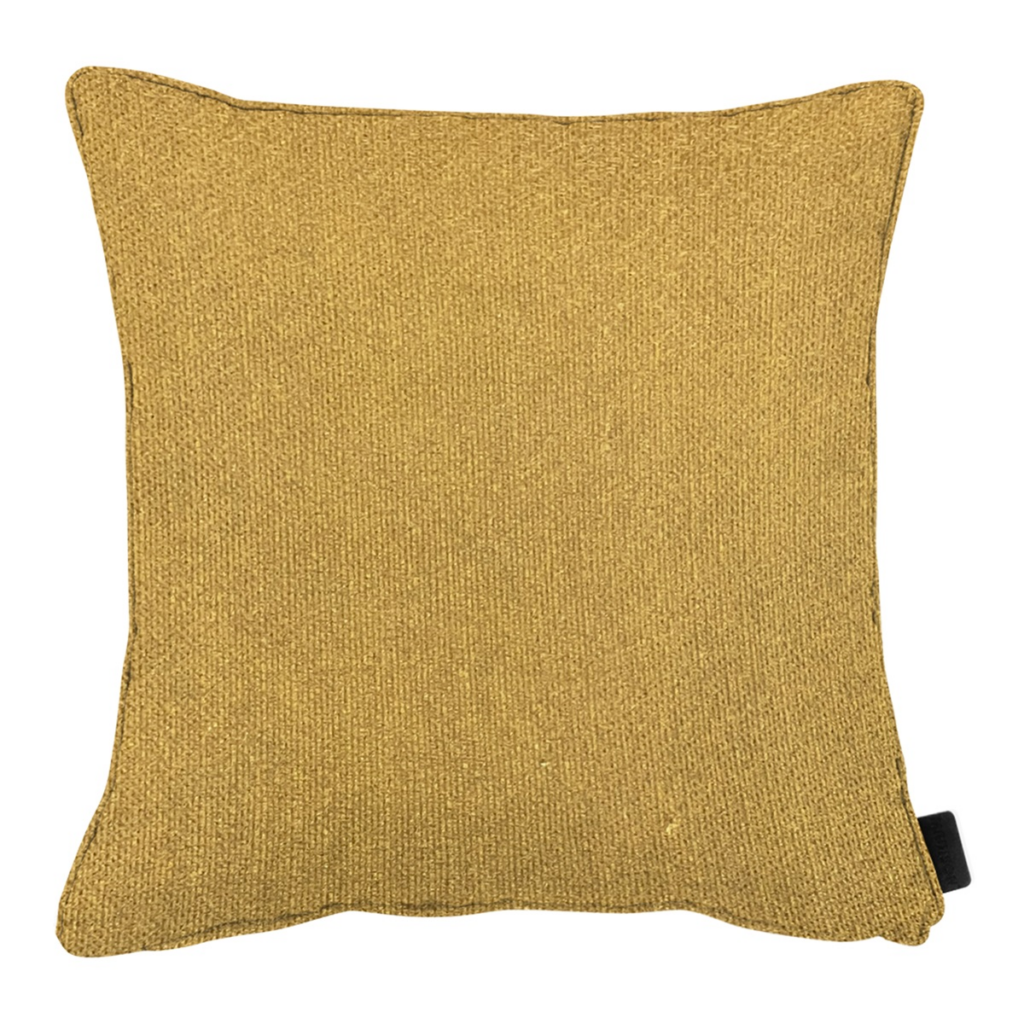 Decorative cushion piping ca.50x50cm Outd WR Napels mustard