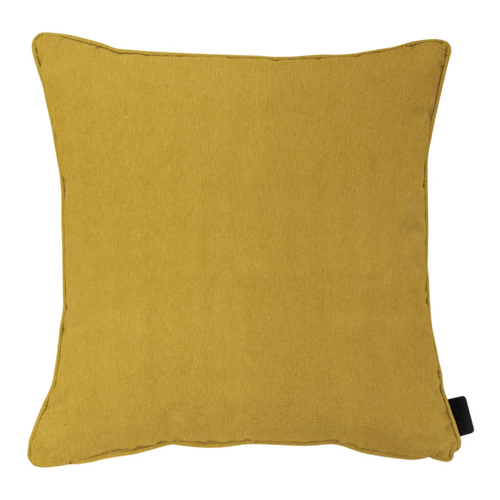 Decorative cushion piping ca.45x45cm Panama mustard