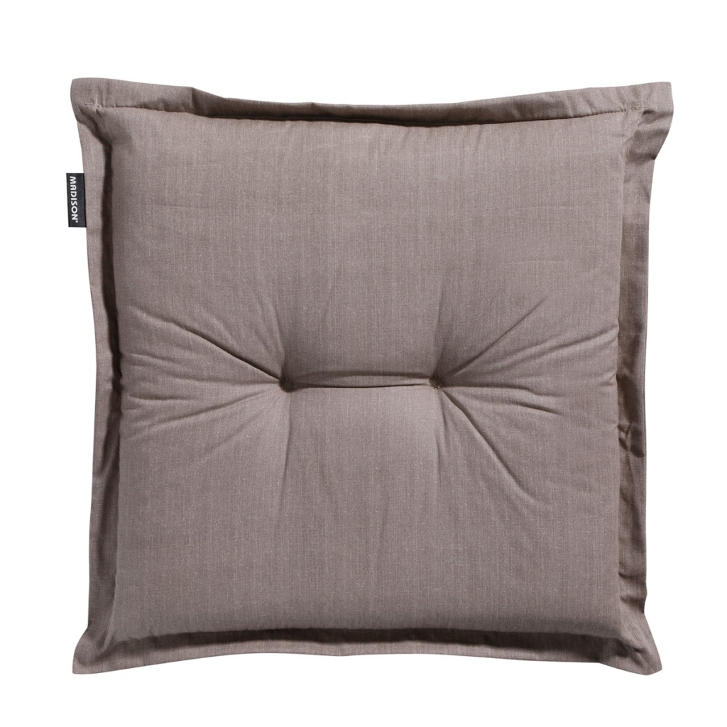 Seat cushion universal ca.50x50cm Basic taupe