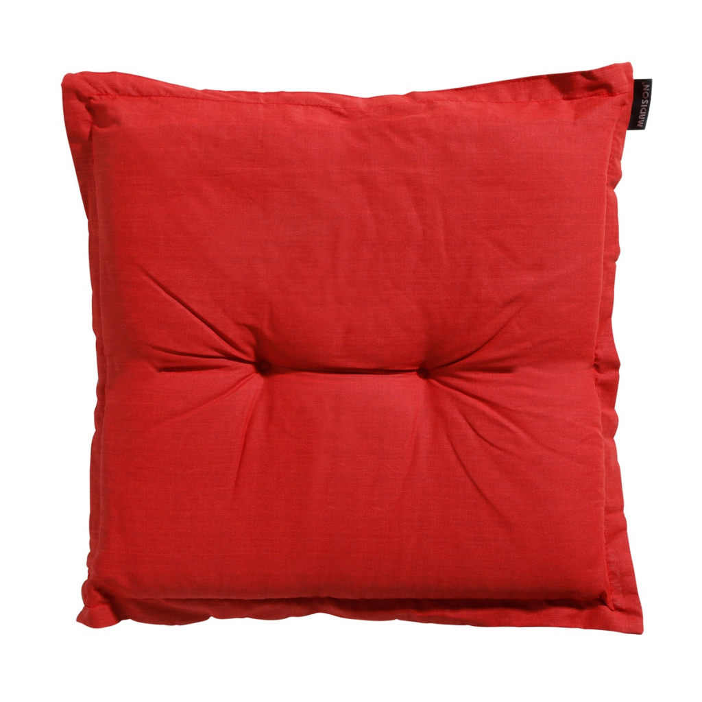 Seat cushion universal ca.50x50cm Basic red