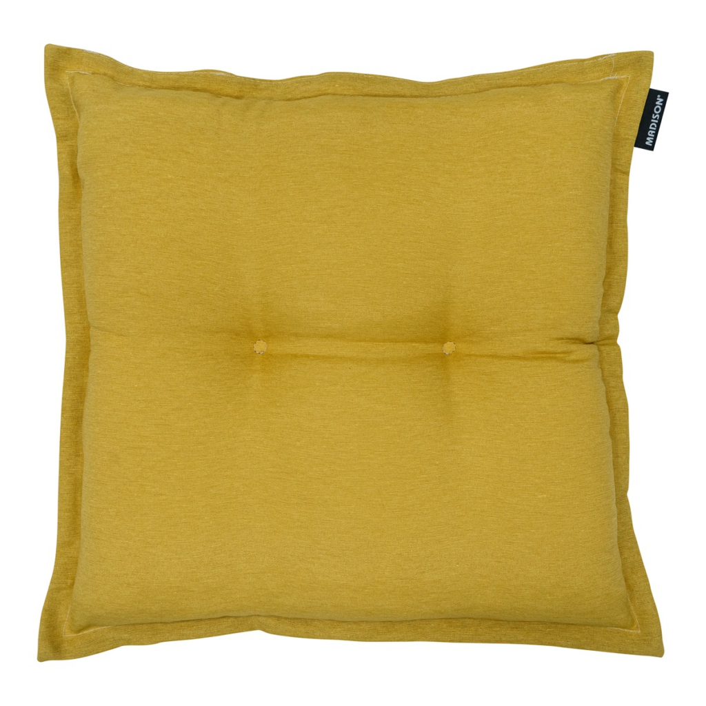Seat cushion universal ca.50x50cm Panama mustard
