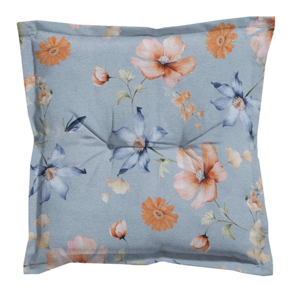 Seat cushion universal ca.50x50cm Florina blue