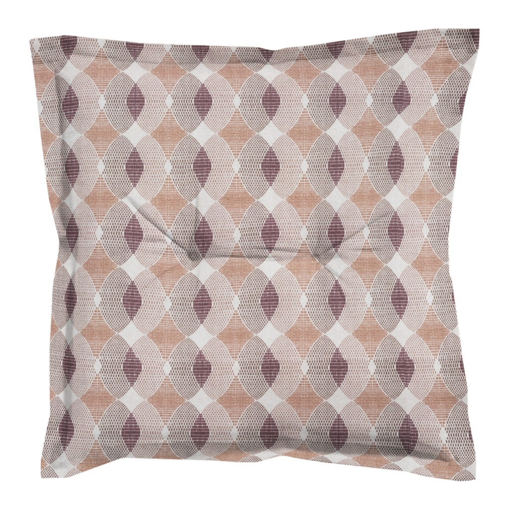 Seat cushion universal ca.50x50cm Rae mocca