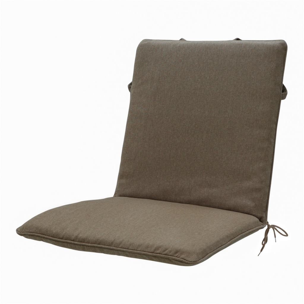 Stacking chair cushion ca.97x49cm Taupe canvas eco+