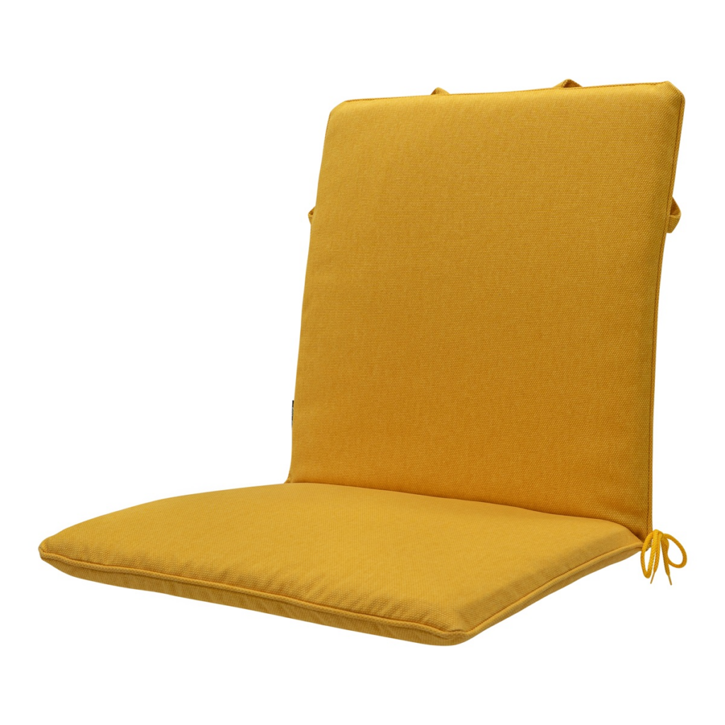 Stacking chair cushion ca.97x49cm Gold canvas eco+