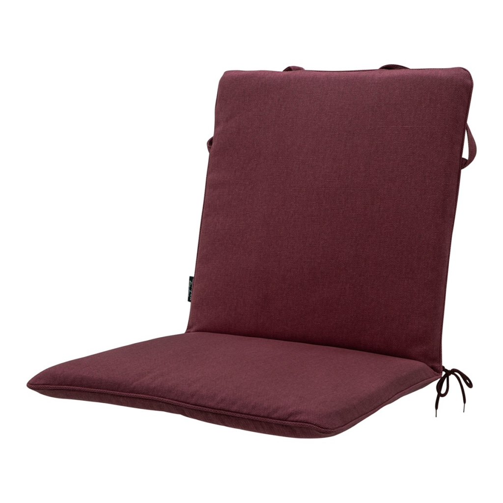 Stacking chair cushion ca.97x49cm Bordeaux canvas eco+